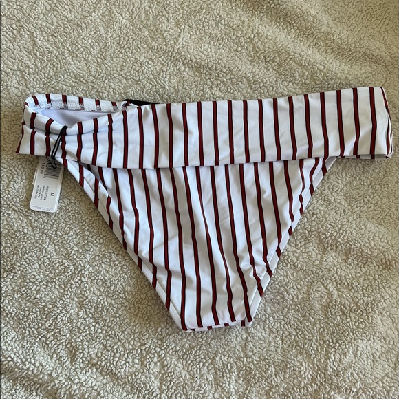 WeWhoreWhat Annie Striped Bikini SZ M - Picture 3 of 4